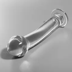 NEBULA SERIES BY IBIZA - MODELO 11 DILDO CRISTAL TRANSPARENTE 16 CM -O- 3 CM