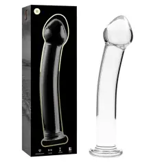 NEBULA SERIES BY IBIZA - MODELO 11 DILDO CRISTAL TRANSPARENTE 16 CM -O- 3 CM 2