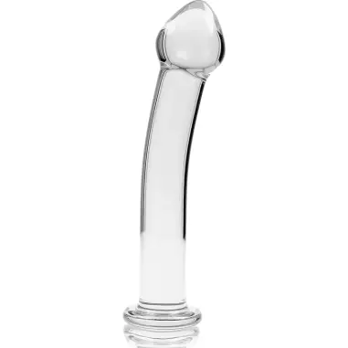 Modelo 11 Dildo Cristal Transparente 16 cm Ø 3 cm