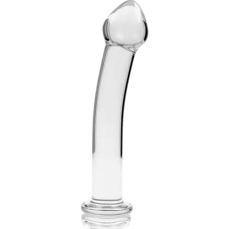 Modelo 11 Dildo Cristal Transparente 16 cm Ø 3 cm