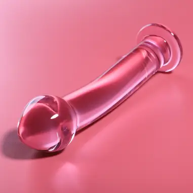 NEBULA SERIES BY IBIZA - MODELO 11 DILDO CRISTAL ROSA 16 CM -O- 3 CM