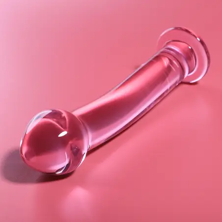 NEBULA SERIES BY IBIZA - MODELO 11 DILDO CRISTAL ROSA 16 CM -O- 3 CM