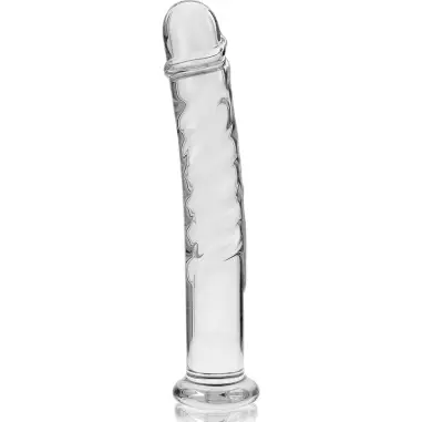 Modelo 16 Dildo Cristal Transparente 18.5 cm Ø 3 cm