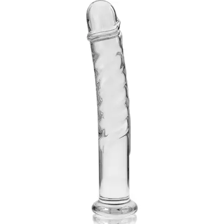 Modelo 16 Dildo Cristal Transparente 18.5 cm Ø 3 cm