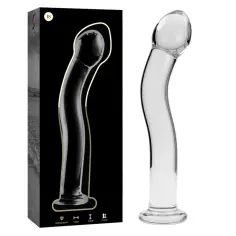 NEBULA SERIES BY IBIZA - MODELO 18 DILDO CRISTAL TRANSPARENTE 18.5 CM -O- 3.5 CM 2