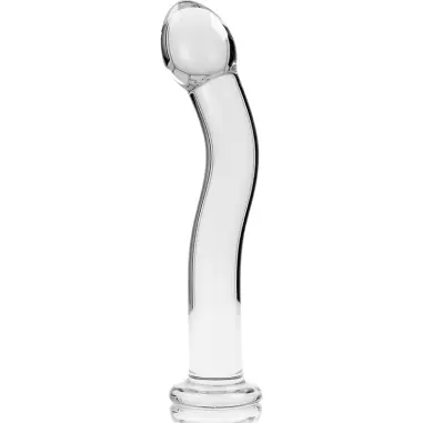 Modelo 18 Dildo Cristal Transparente 18.5 cm Ø 3.5 cm