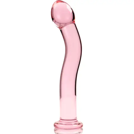 Modelo 18 Dildo Cristal Rosa 18.5 cm Ø 3.5 cm