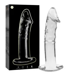 NEBULA SERIES BY IBIZA - MODELO 19 DILDO CRISTAL TRANSPARENTE 18.5 CM -O- 4 CM 2