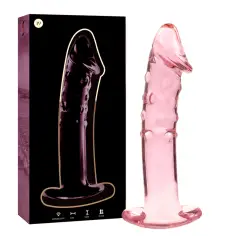 NEBULA SERIES BY IBIZA - MODELO 19 DILDO CRISTAL ROSA 18.5 CM -O- 4 CM 2