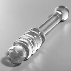 NEBULA SERIES BY IBIZA - MODELO 20 DILDO CRISTAL TRANSPARENTE 20.5 CM -O- 3 CM