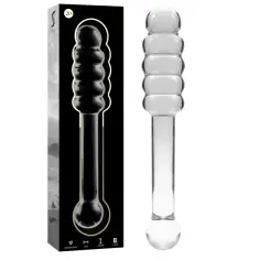 NEBULA SERIES BY IBIZA - MODELO 20 DILDO CRISTAL TRANSPARENTE 20.5 CM -O- 3 CM 2
