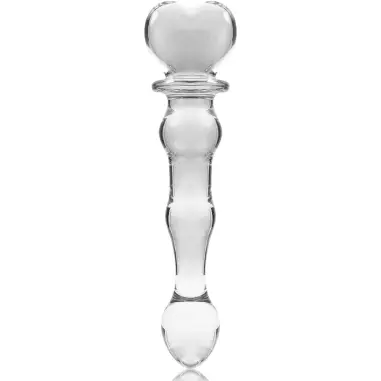 Modelo 21 Dildo Cristal Transparente 20.5 cm Ø 3.5 cm