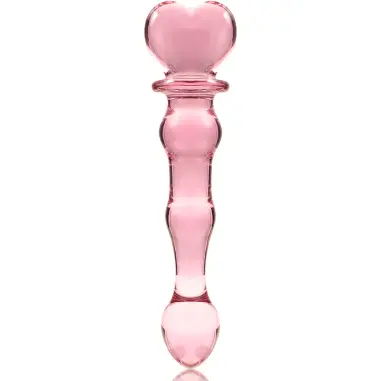 Modelo 21 Dildo Cristal Rosa 20.5 cm Ø 3.5 cm