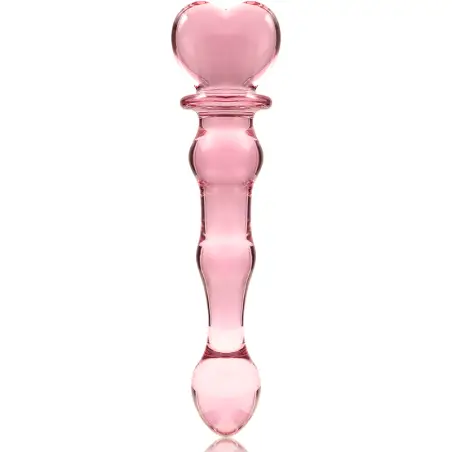Modelo 21 Dildo Cristal Rosa 20.5 cm Ø 3.5 cm