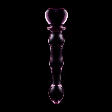 Modelo 21 Dildo Cristal Rosa 20.5 cm Ø 3.5 cm
