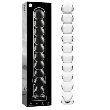 NEBULA SERIES BY IBIZA - MODELO 22 DILDO CRISTAL TRANSPARENTE 21.5 CM -O- 2.5 CM