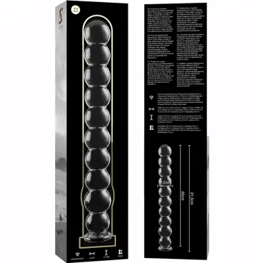 Modelo 22 Dildo Cristal Transparente 21.5 cm Ø 2.5 cm