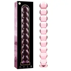 NEBULA SERIES BY IBIZA - MODELO 22 DILDO CRISTAL ROSA 21.5 CM -O- 2.5 CM 2