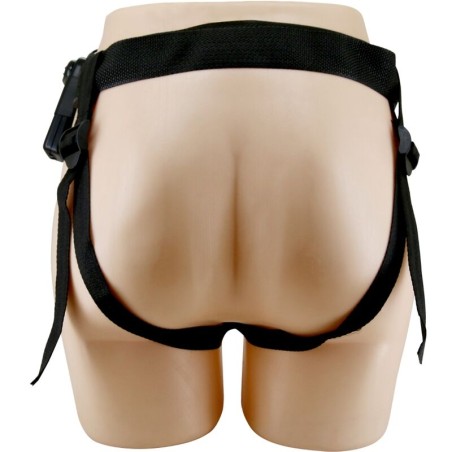 PRETTY LOVE - MARION HARNESS BRIEFS UNIVERSAL CON DILDO VIBRACIÓN 19 CM MULATO PRETTY LOVE