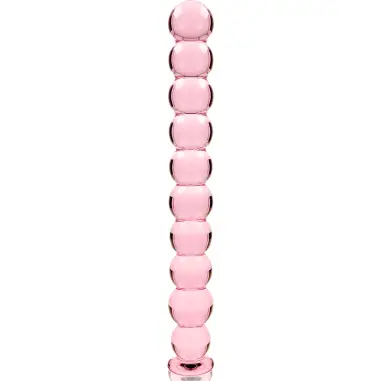 Modelo 22 Dildo Cristal Rosa 21.5 cm Ø 2.5 cm