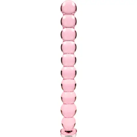 Modelo 22 Dildo Cristal Rosa 21.5 cm Ø 2.5 cm