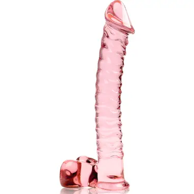 Modelo 23 Dildo Cristal Rosa 21.5 cm Ø 4 cm - Envío Discreto