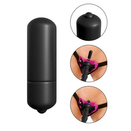 FETISH FANTASY SERIES - SET DE ARNÉS VIBRADOR LILA FETISH FANTASY SERIES