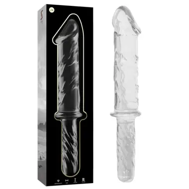 NEBULA SERIES BY IBIZA - MODELO 24 DILDO CRISTAL TRANSPARENTE 28.5 CM -O- 5 CM