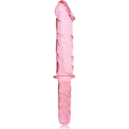 Modelo 24 Dildo Cristal Rosa 28.5 cm Ø 5 cm - Envío Discreto