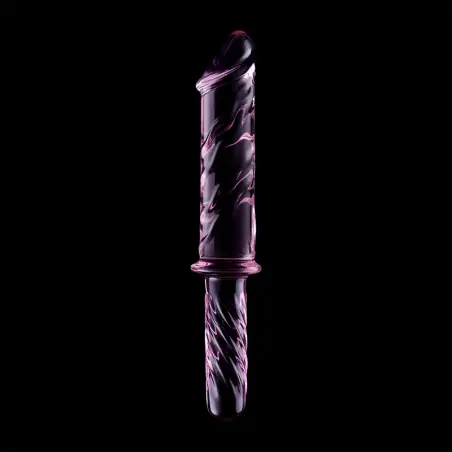 Modelo 24 Dildo Cristal Rosa 28.5 cm Ø 5 cm - Envío Discreto