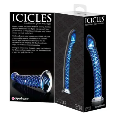 N. 29 Masajeador de Vidrio - Dildo Realista | Icicles