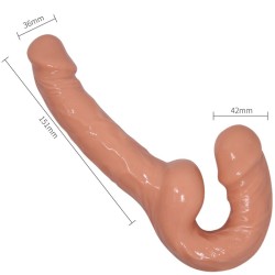 BAILE - ULTRA PASSIONATE HARNESS DILDO CON ARNÉS SIN SUJECIÓN BAILE HARNESS COLLECTION 2