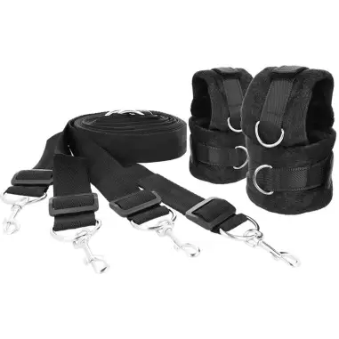 Set de Ataduras para la Cama - Ajustable | Darkness