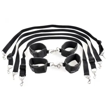 Fetish Fantasy Set de Esposas y Ataduras - Ajustable