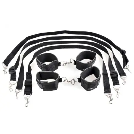 Fetish Fantasy Set de Esposas y Ataduras - Ajustable