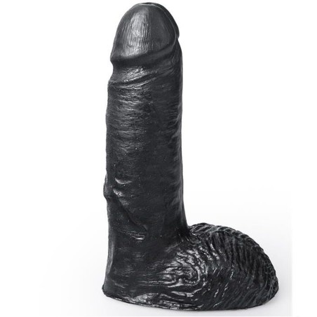 HUNG SYSTEM - DILDO REALISTA COLOR NEGRO CESAR 19 CM HUNG SYSTEM