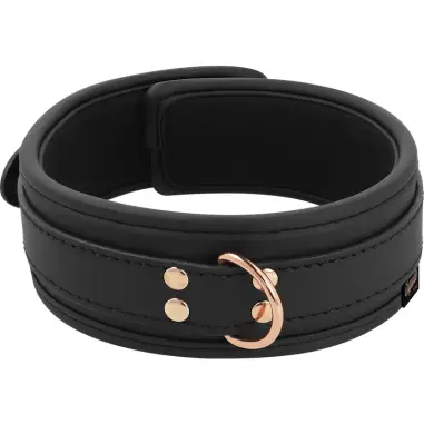 Fantasy Collar Cuero Vegano con Correa y Forro de Neopreno