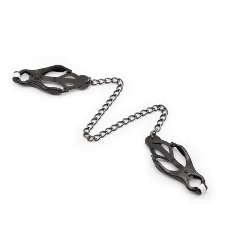 Pinzas Pezones Japoneas con Cadena Negra | Ohmama Fetish