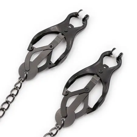 Pinzas Pezones Japoneas con Cadena Negra | Ohmama Fetish