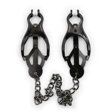 Pinzas Pezones Japoneas con Cadena Negra | Ohmama Fetish