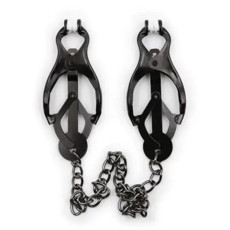 Pinzas Pezones Japoneas con Cadena Negra | Ohmama Fetish