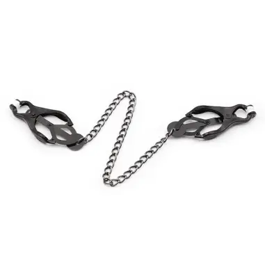 Pinzas Pezones Japoneas con Cadena Negra | Ohmama Fetish