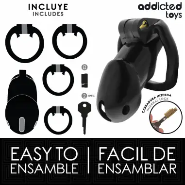 Mindnight Cell Jaula para Pene Talla L - BDSM