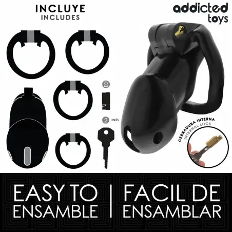 Mindnight Cell Jaula para Pene Talla L - BDSM