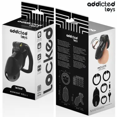 Mindnight Cell Jaula para Pene Talla L - BDSM