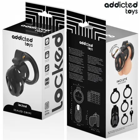 Sealed Crypt Jaula para Pene 8 cm | Addicted Toys Locked