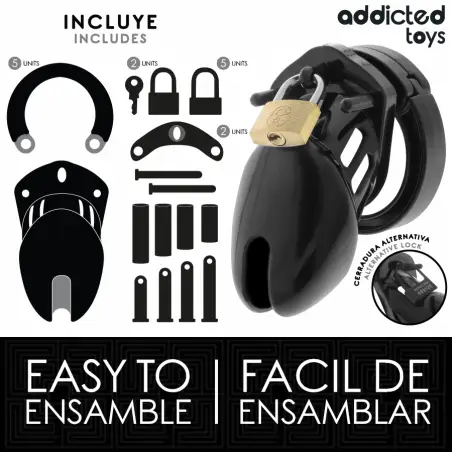 Obsidian Hold Jaula para Pene Talla S | Addicted Toys Locked