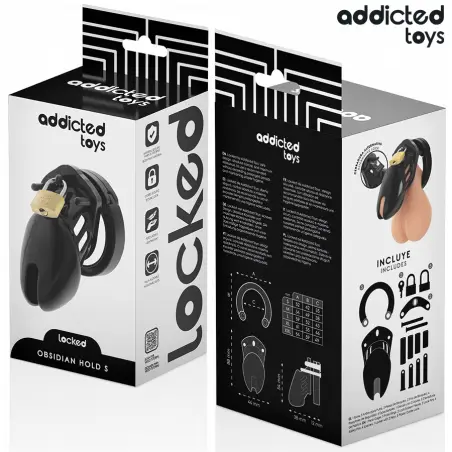 Obsidian Hold Jaula para Pene Talla S | Addicted Toys Locked
