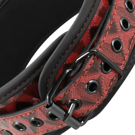 Red Edition Collar con Cadenas y Pinzas Pezones con Forro