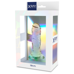 X RAY - CLEAR DILDO TRANSPARENTE 12 CM -O- 2.6 CM X RAY 2